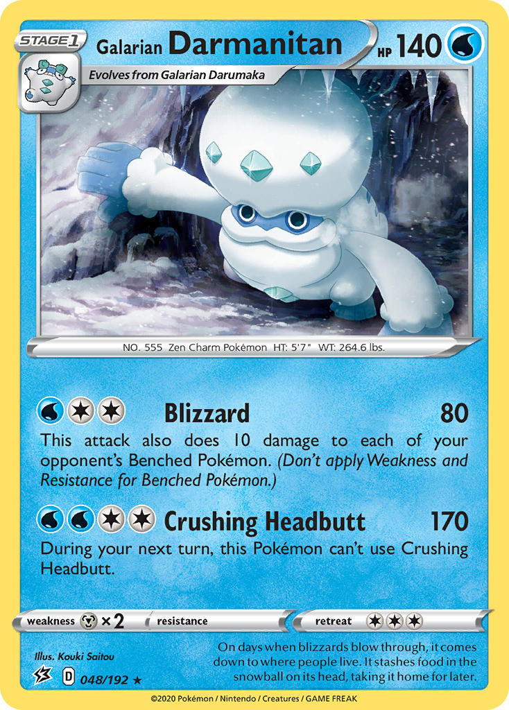 Galarian Darmanitan⁣ - Rebel Clash⁣ (Rare)⁣ [48]