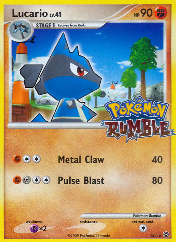 Lucario Lv.41 - Pokémon Rumble (Fixed) [RM-12] English / Excellent / Normal