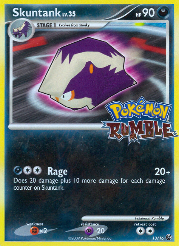 Skuntank Lv.35 - Pokémon Rumble (Fixed) [RM-13] English / Light Played / Normal