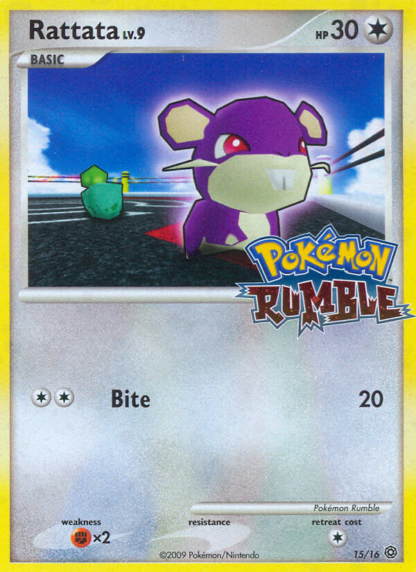 Rattata Lv.9 - Pokémon Rumble (Fixed) [RM-15] English / Played / Normal