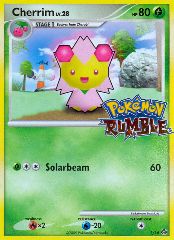 Cherrim Lv.28 - Pokémon Rumble (Fixed) [RM-2] English / Light Played / Normal