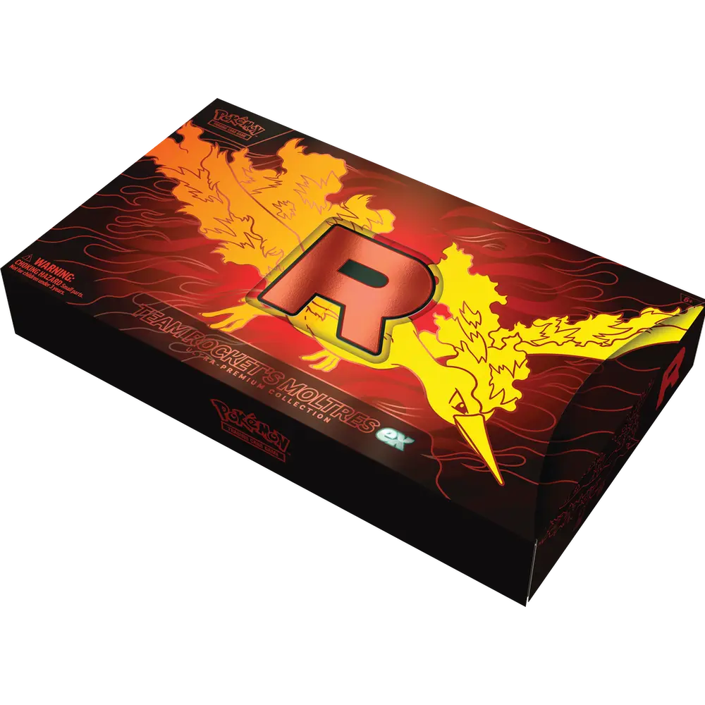 Pokemon TCG Team Rockets Moltres Ultra Premium Collection Kortspil