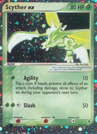 Scyther ex⁣ - EX Ruby & Sapphire⁣ (Ultra Rare)⁣ [102] English / Good / Normal