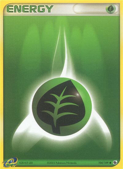 Grass Energy⁣ - EX Ruby & Sapphire⁣ (Common)⁣ [104] English / Near Mint / Normal