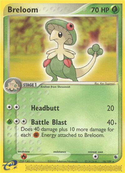 Breloom⁣ - EX Ruby & Sapphire⁣ (Rare)⁣ [16] English / Light Played / Normal