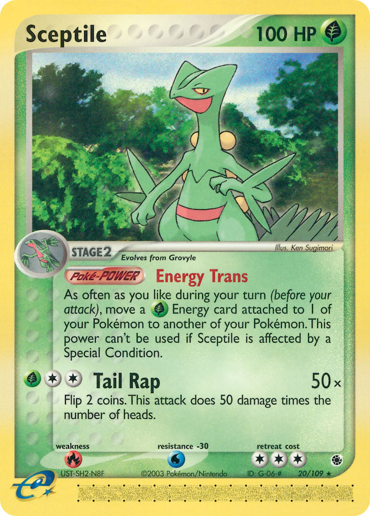 Sceptile (Energy Trans)⁣ - EX Ruby & Sapphire⁣ (Rare)⁣ [20] English / Good / Normal