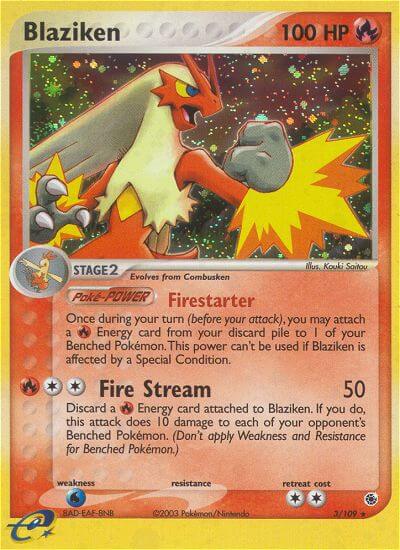 Blaziken⁣ - EX Ruby & Sapphire⁣ (Holo Rare)⁣ [3] English / Light Played / Reverse-Holo Normal