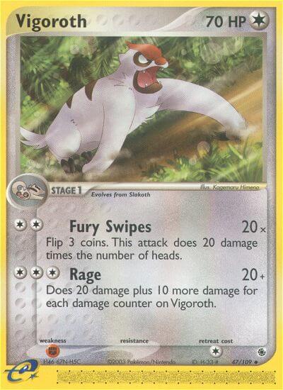 Vigoroth⁣ - EX Ruby & Sapphire⁣ (Uncommon)⁣ [47] English / Near Mint / Normal