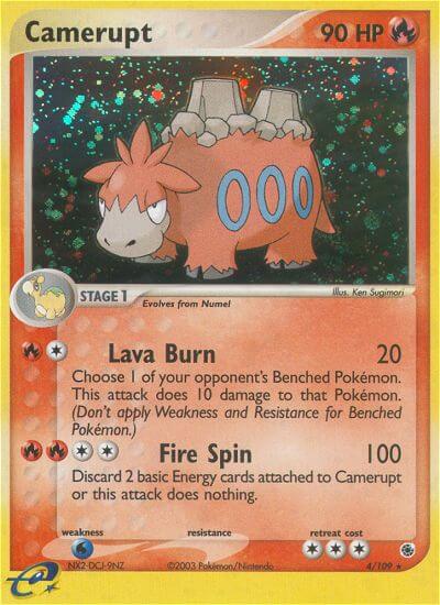 Camerupt⁣ - EX Ruby & Sapphire⁣ (Holo Rare)⁣ [4] English / Good / Normal