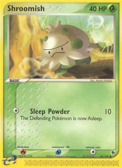 Shroomish⁣ - EX Ruby & Sapphire⁣ (Common)⁣ [69] English / Near Mint / Reverse-Holo Normal