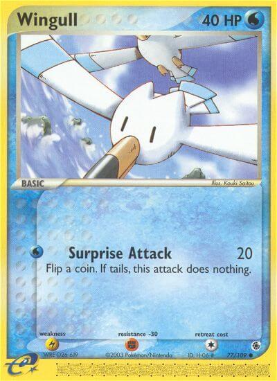 Wingull⁣ - EX Ruby & Sapphire⁣ (Common)⁣ [77] English / Near Mint / Normal