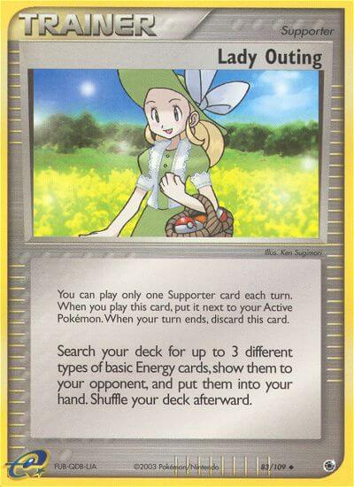 Lady Outing⁣ - EX Ruby & Sapphire⁣ (Uncommon)⁣ [83] English / Excellent / Reverse-Holo Normal