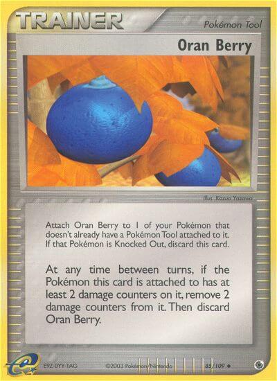 Oran Berry⁣ - EX Ruby & Sapphire⁣ (Uncommon)⁣ [85] English / Played / Reverse-Holo Normal