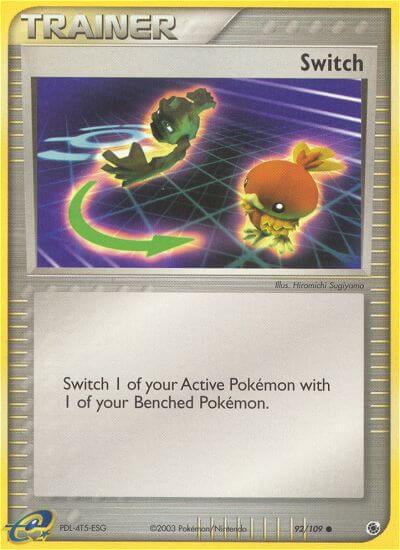 Switch⁣ - EX Ruby & Sapphire⁣ (Common)⁣ [92] English / Near Mint / Reverse-Holo Normal