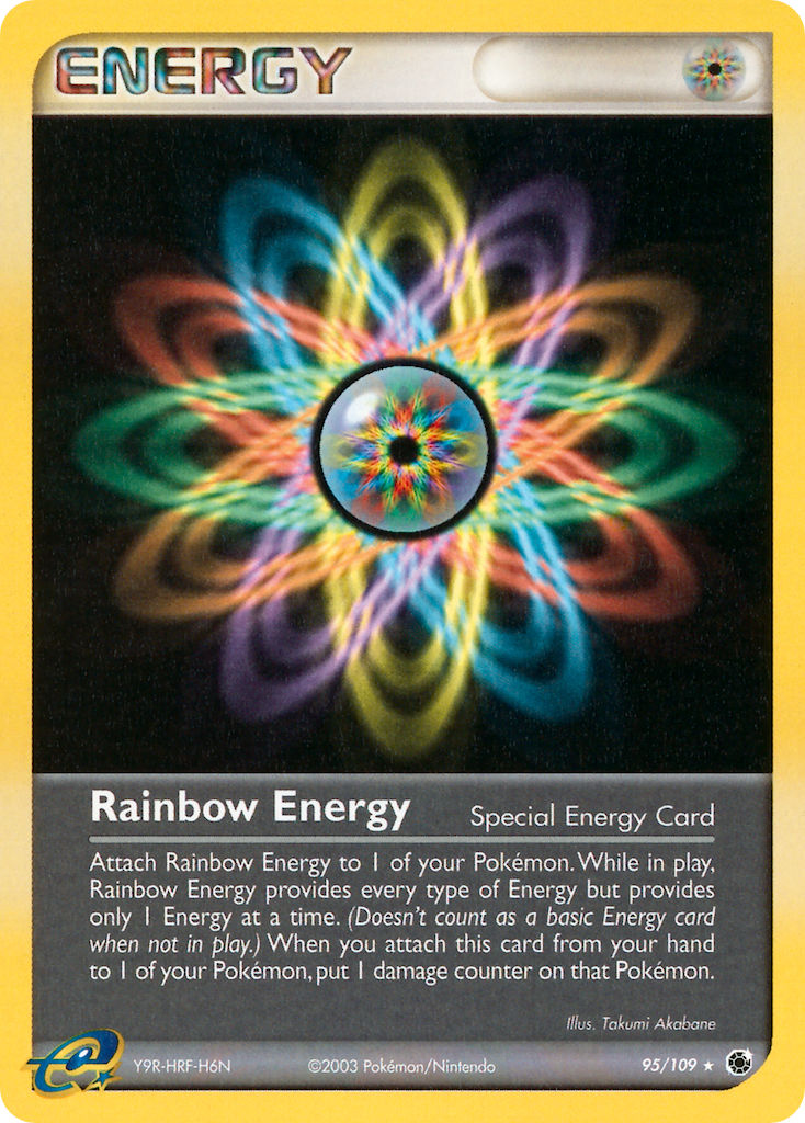 Rainbow Energy⁣ - EX Ruby & Sapphire⁣ (Rare)⁣ [95] English / Good / Normal