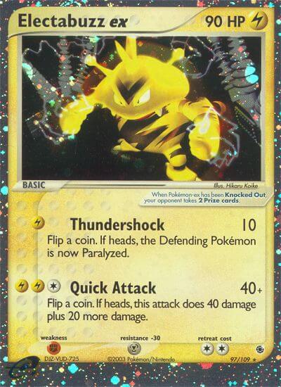 Electabuzz ex⁣ - EX Ruby & Sapphire⁣ (Ultra Rare)⁣ [97] English / Played / Normal