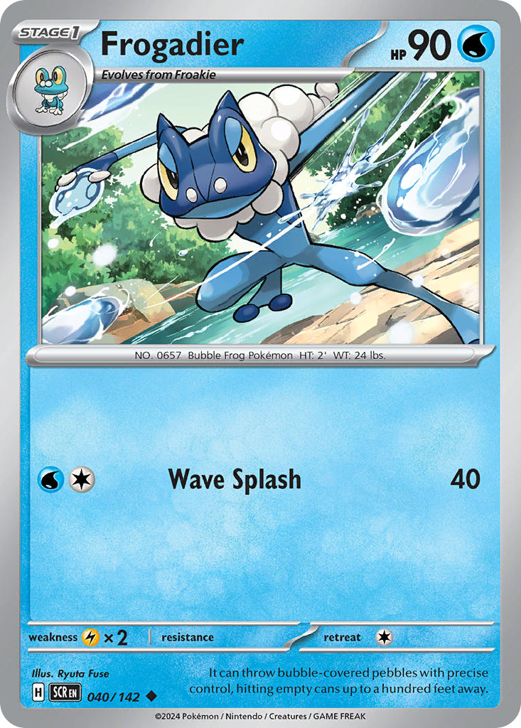 Frogadier⁣ - Stellar Crown⁣ (Uncommon)⁣ [040] English / Near Mint / Normal