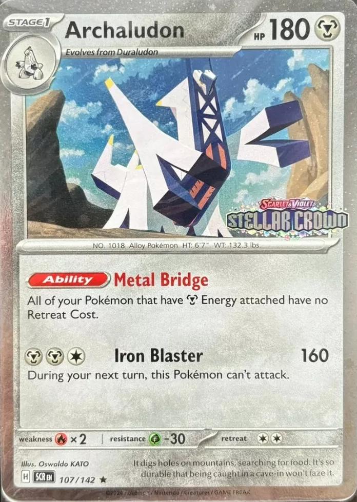 Archaludon Stellar Crown Stamped Promo SCR-107 Kortspil
