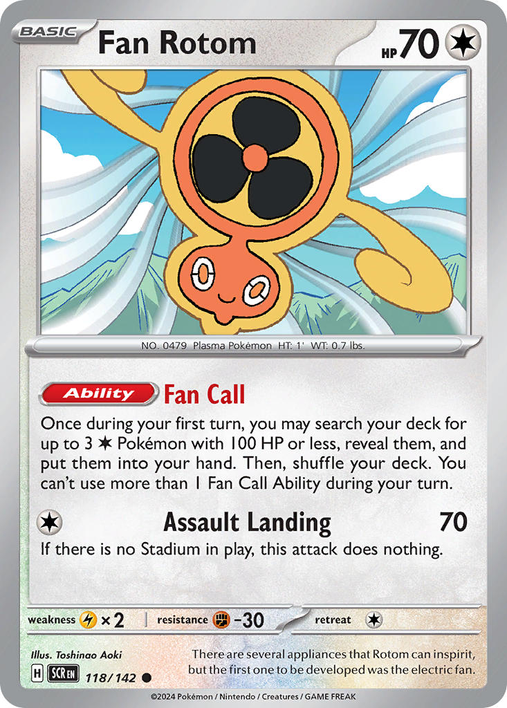 Fan Rotom⁣ - Stellar Crown⁣ (Common)⁣ [118]