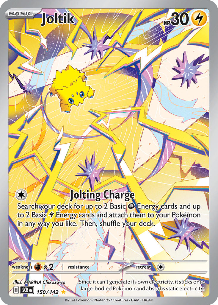 Joltik⁣ - Stellar Crown⁣ (Illustration Rare)⁣ [150] English / Near Mint / Normal
