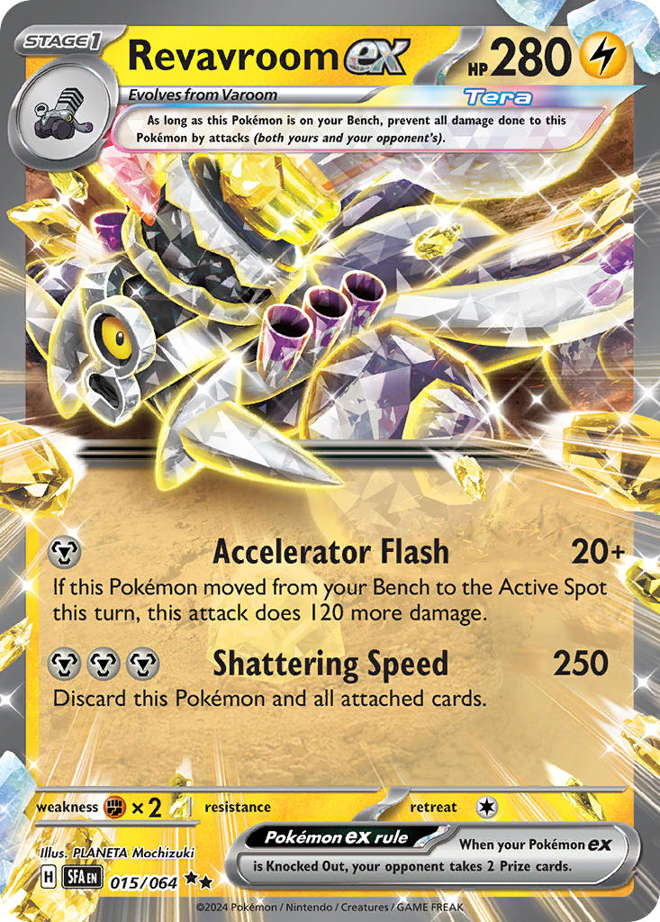 Revavroom ex⁣ - Shrouded Fable⁣ (Double Rare)⁣ [015] English / Near Mint / Normal
