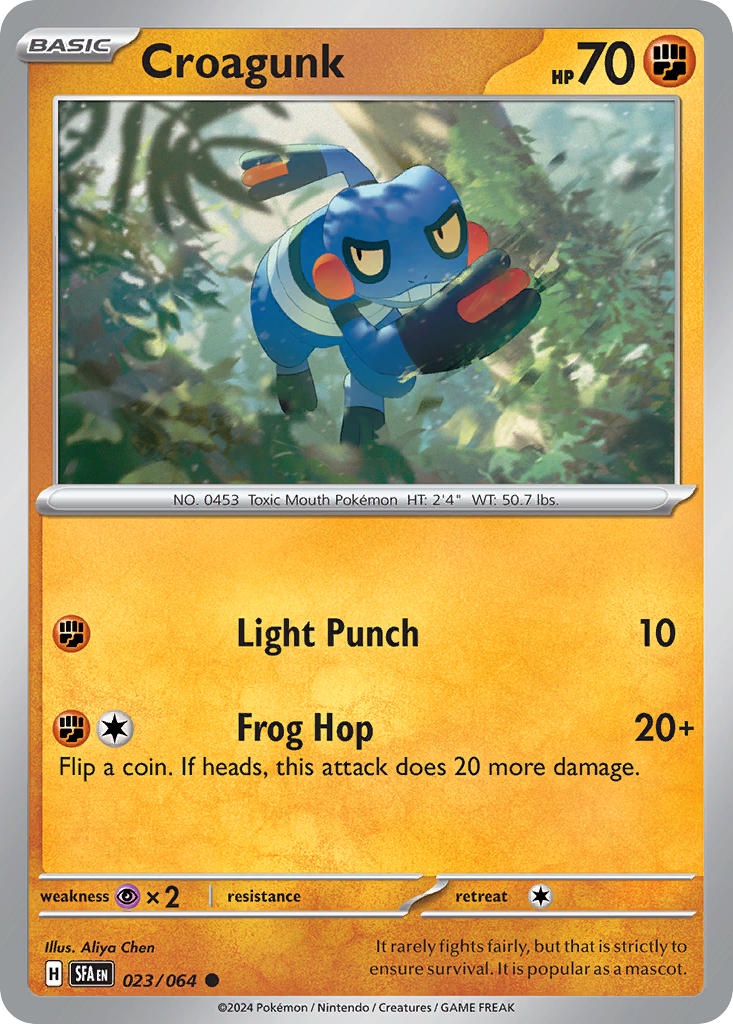 Croagunk⁣ - Shrouded Fable⁣ (Common)⁣ [023] English / Near Mint / Normal