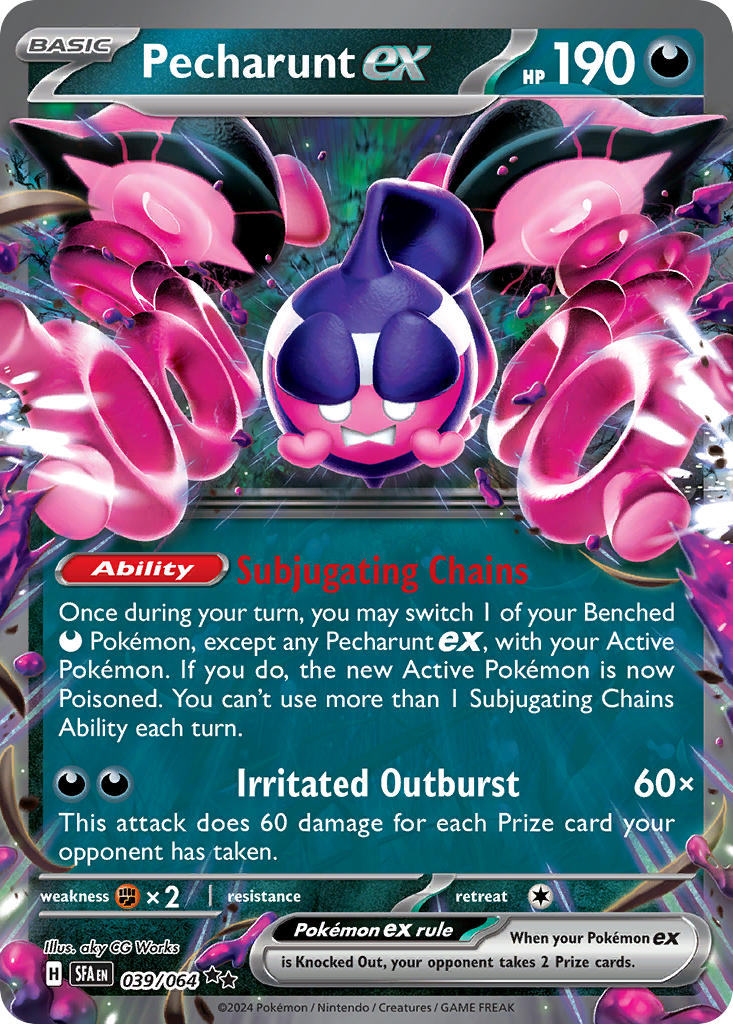 Pecharunt ex⁣ - Shrouded Fable⁣ (Double Rare)⁣ [039] English / Near Mint / Normal