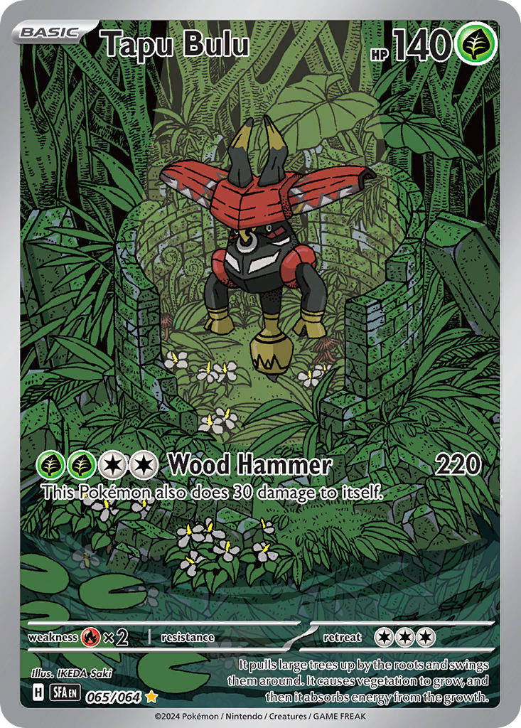 Tapu Bulu⁣ - Shrouded Fable⁣ (Illustration Rare)⁣ [065] English / Near Mint / Normal