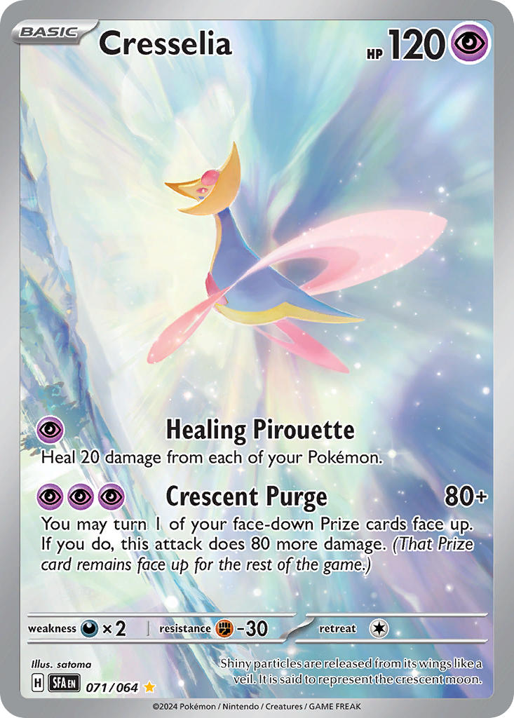 Cresselia⁣ - Shrouded Fable⁣ (Illustration Rare)⁣ [071] English / Excellent / Normal