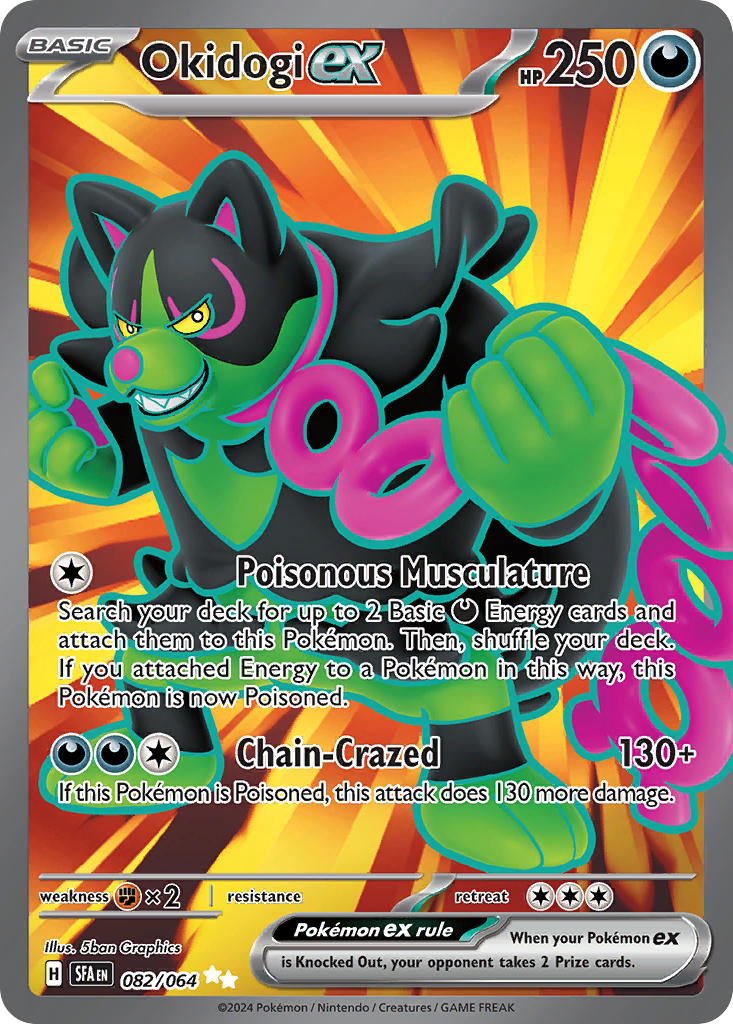 Okidogi ex⁣ - Shrouded Fable⁣ (Ultra Rare)⁣ [082] English / Near Mint / Normal