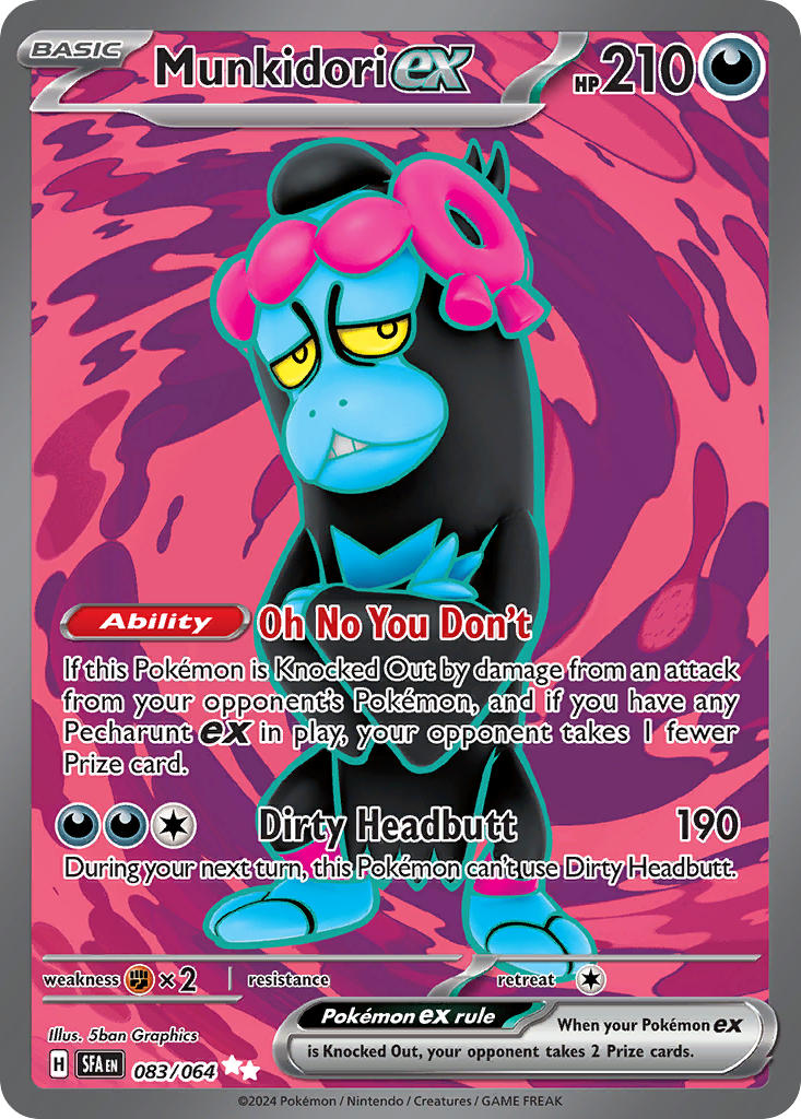 Munkidori ex⁣ - Shrouded Fable⁣ (Ultra Rare)⁣ [083] English / Near Mint / Normal