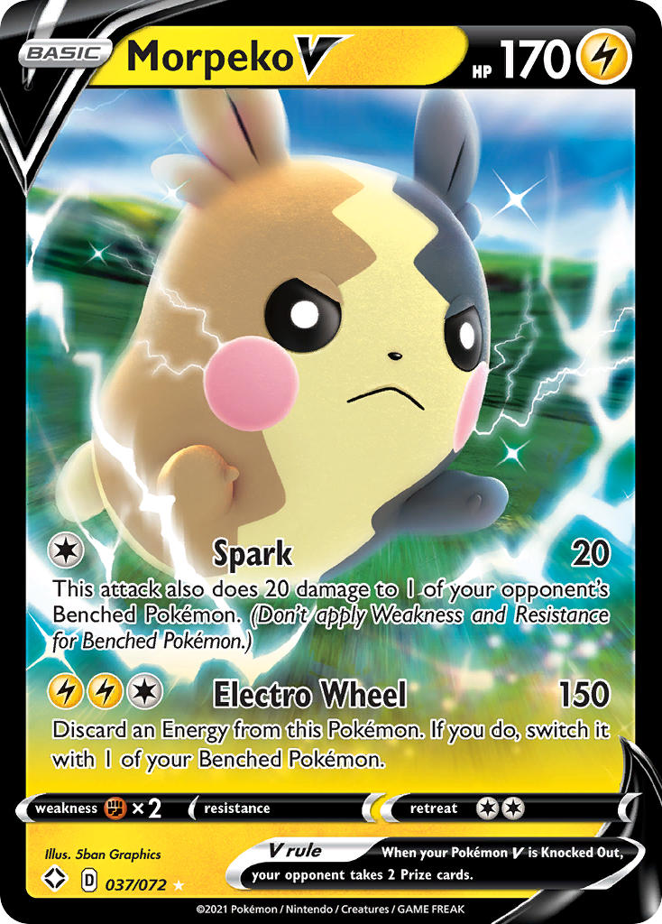 Morpeko V - Shining Fates (Ultra Rare) [SHF-37] English / Near Mint / Normal