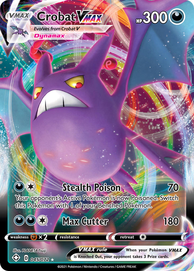 Crobat VMAX - Shining Fates (Ultra Rare) [SHF-45] English / Near Mint / Normal