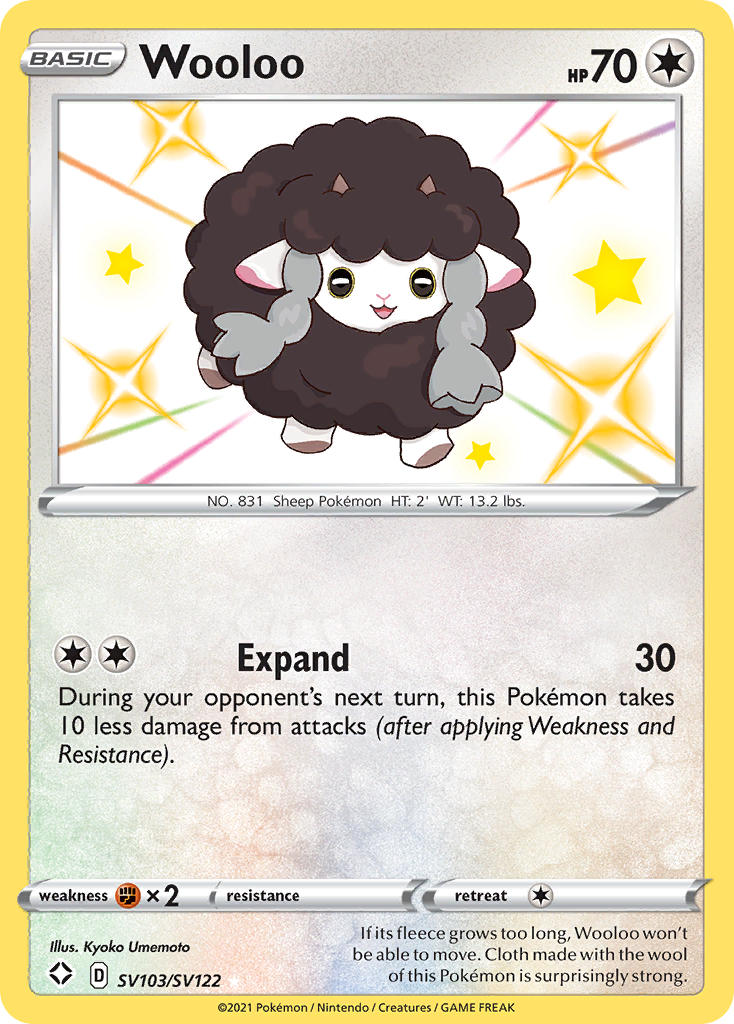 Wooloo - Shining Fates (Secret Rare) [SHF-SV103] English / Near Mint / Normal