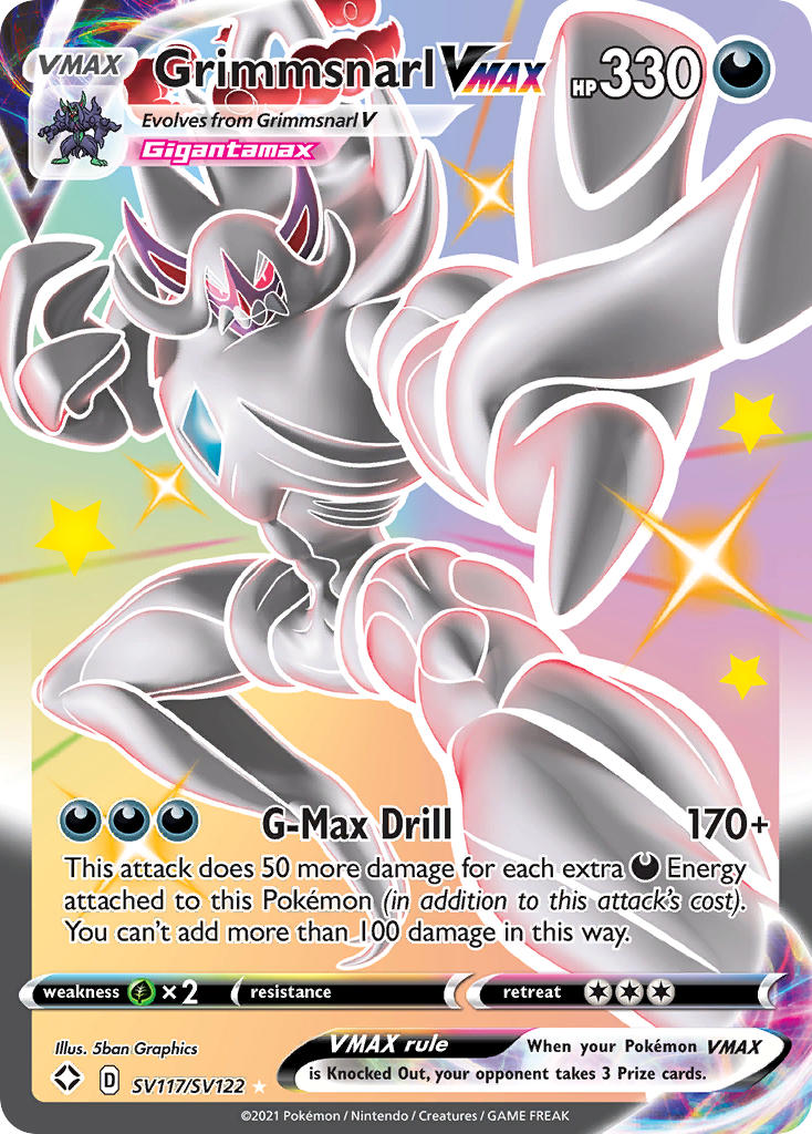 Grimmsnarl VMAX - Shining Fates (Secret Rare) [SHF-SV117] English / Near Mint / Normal