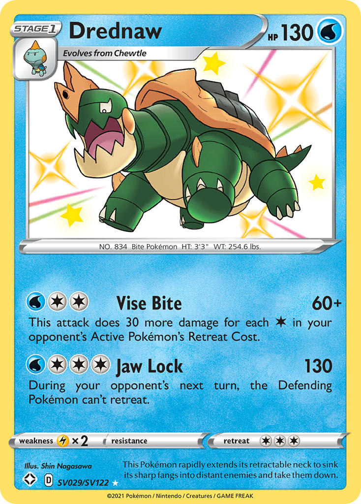 Drednaw - Shining Fates (Secret Rare) [SHF-SV29] English / Near Mint / Normal