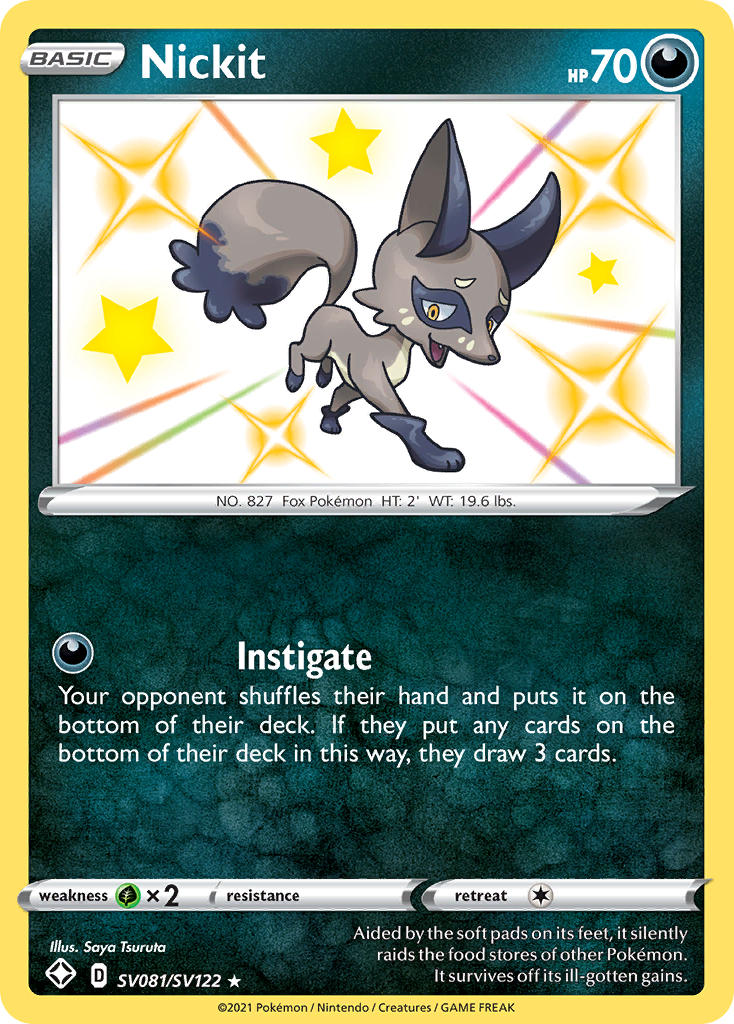 Nickit - Shining Fates (Secret Rare) [SHF-SV81] English / Near Mint / Normal