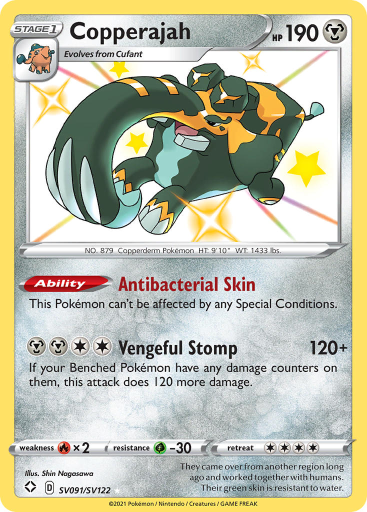 Copperajah - Shining Fates (Secret Rare) [SHF-SV91] English / Near Mint / Normal