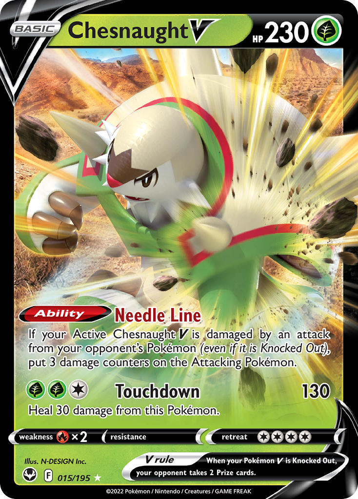 Chesnaught V - Silver Tempest (Ultra Rare) [SIT-015] English / Near Mint / Normal
