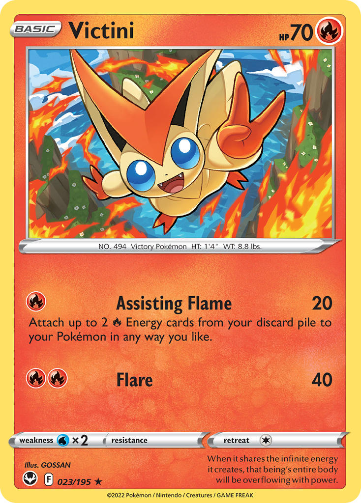 Victini - Silver Tempest (Rare) [SIT-023] English / Near Mint / Normal