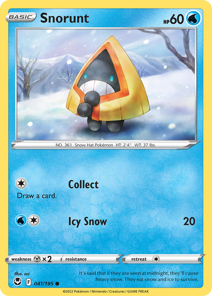 Snorunt - Silver Tempest (Common) [SIT-041] English / Near Mint / Normal