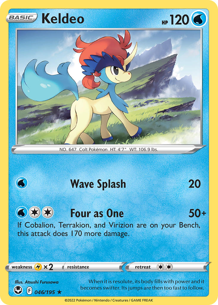 Keldeo - Silver Tempest (Rare) [SIT-046] English / Near Mint / Normal