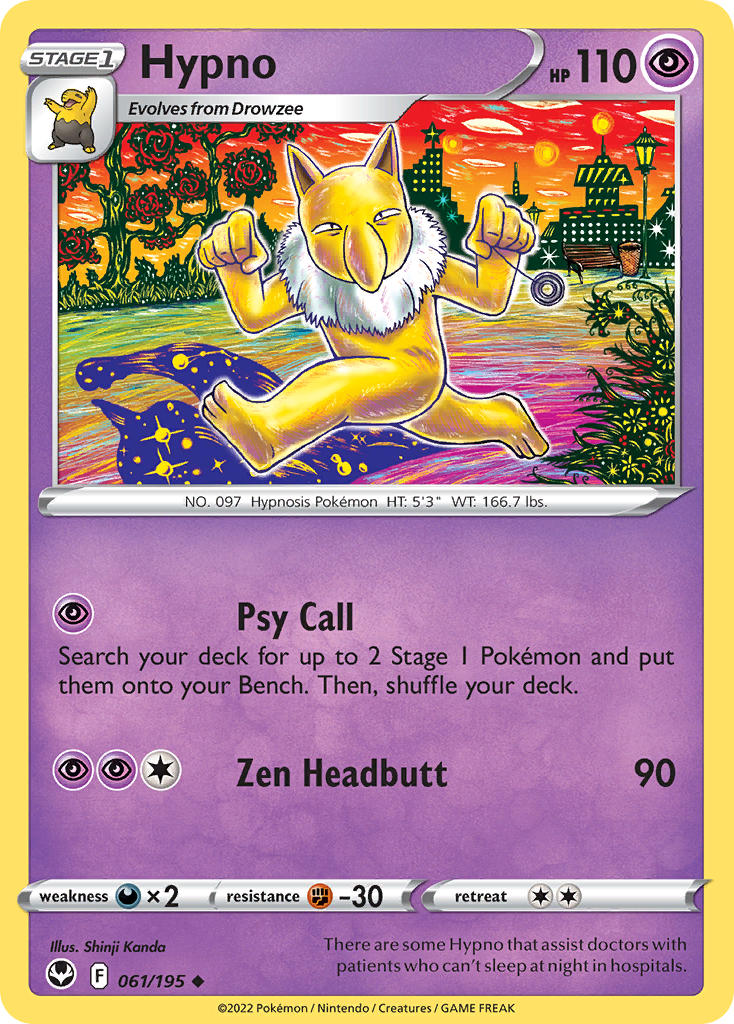 Hypno - Silver Tempest (Uncommon) [SIT-061] English / Near Mint / Normal