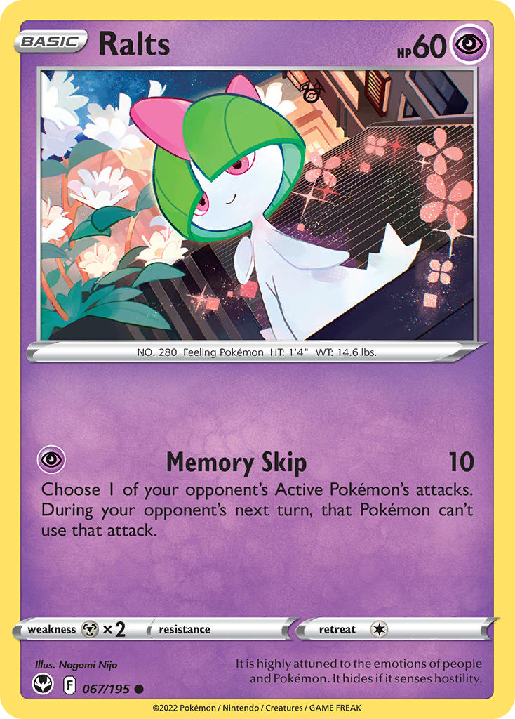 Ralts - Silver Tempest (Common) [SIT-067] English / Near Mint / Normal
