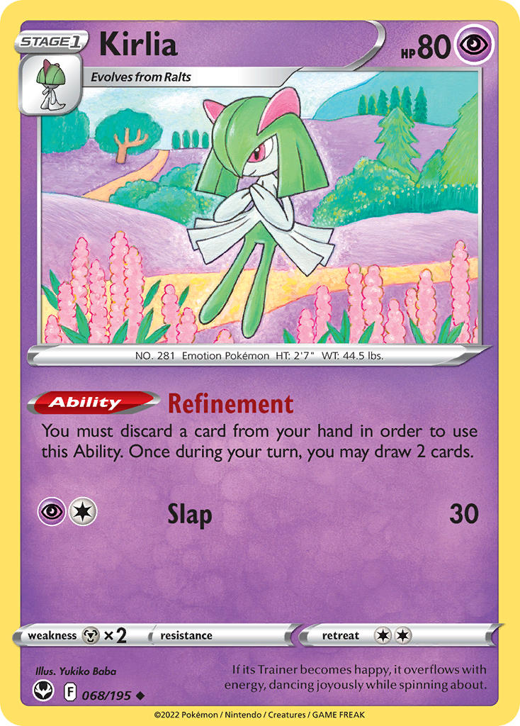 Kirlia - Silver Tempest (Uncommon) [SIT-068] English / Near Mint / Normal