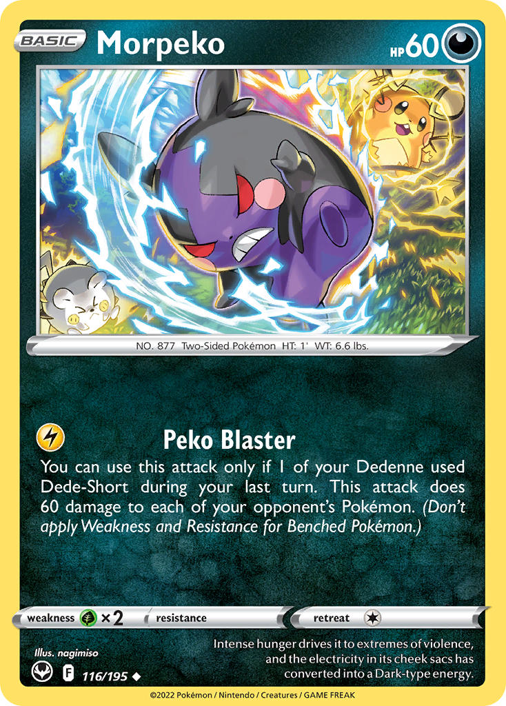 Morpeko - Silver Tempest (Uncommon) [SIT-116] English / Near Mint / Normal
