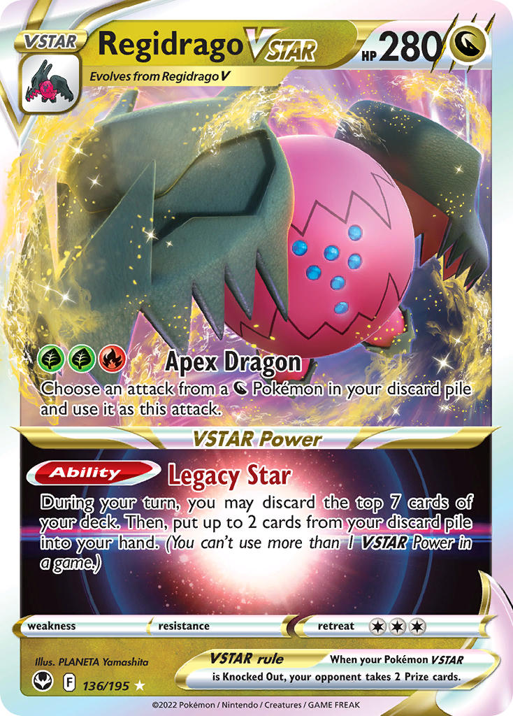Regidrago VSTAR - Silver Tempest (Ultra Rare) [SIT-136] English / Near Mint / Normal