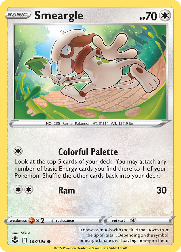 Smeargle - Silver Tempest (Common) [SIT-137] English / Near Mint / Normal