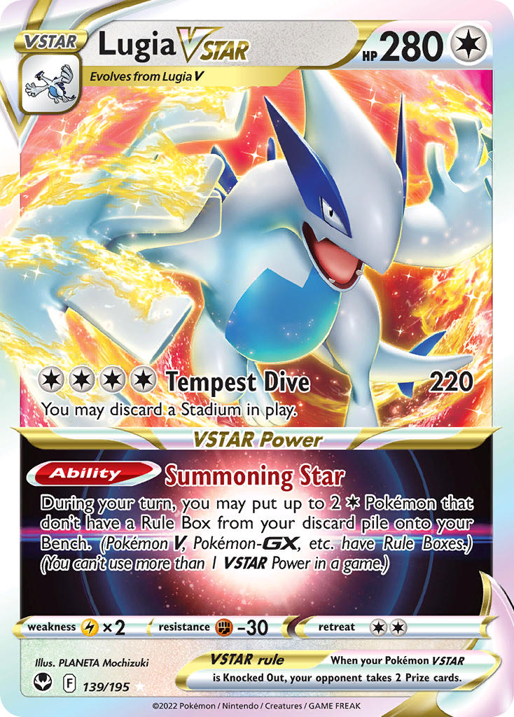 Lugia VSTAR - Silver Tempest (Ultra Rare) [SIT-139] English / Near Mint / Normal
