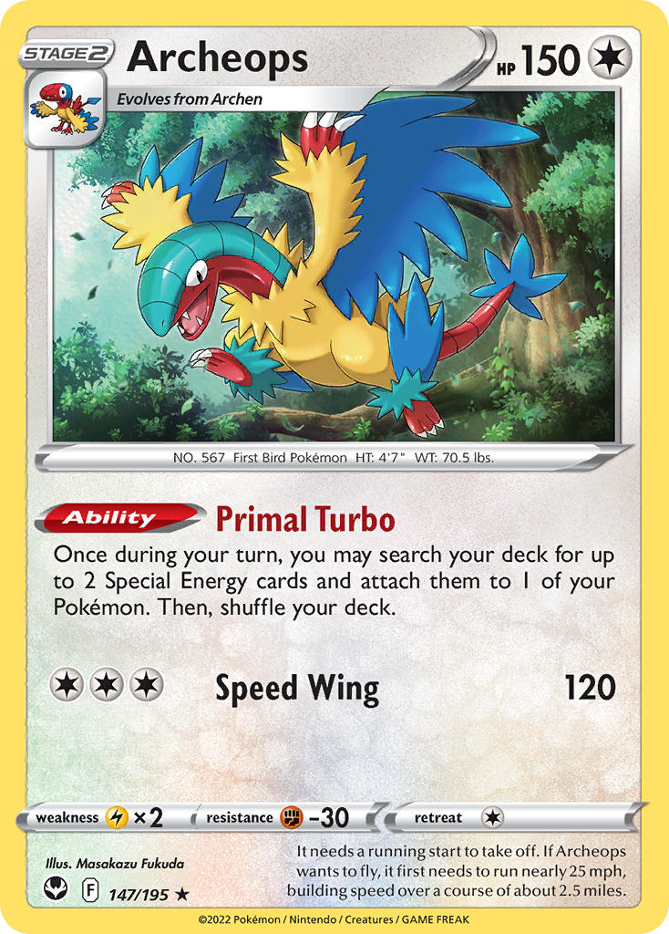 Archeops - Silver Tempest (Holo Rare) [SIT-147] English / Near Mint / Normal